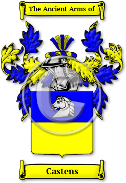 Castens Family Crest Download (jpg) Legacy Series - 150 DPI