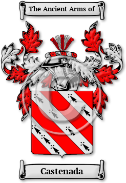 Castenada Family Crest Download (JPG) Legacy Series - 600 DPI