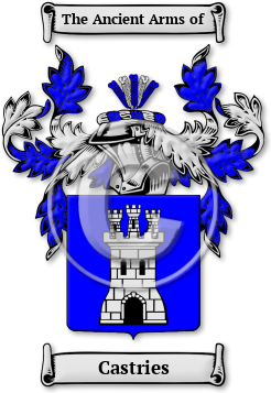 Castries Family Crest Download (jpg) Legacy Series - 150 DPI