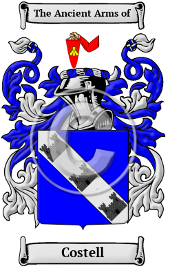 Costell Family Crest Download (JPG) Heritage Series - 600 DPI