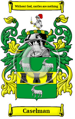 Caselman Family Crest Download (JPG) Heritage Series - 600 DPI