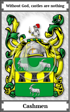 Cashmen Family Crest Download (JPG) Book Plated - 600 DPI