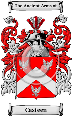 Casteen Family Crest/Coat of Arms