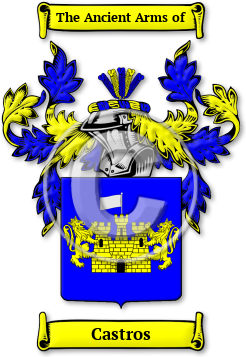 Castros Family Crest Download (JPG) Legacy Series - 600 DPI