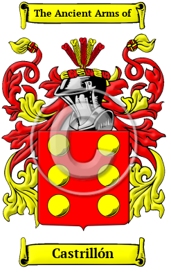 Castrillón Family Crest Download (JPG) Heritage Series - 300 DPI