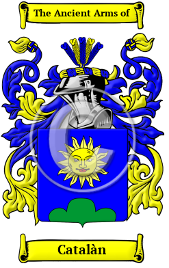 Catalàn Family Crest/Coat of Arms