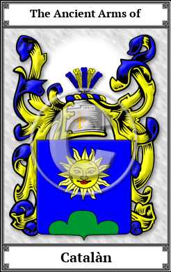 Catalàn Family Crest Download (JPG) Book Plated - 600 DPI