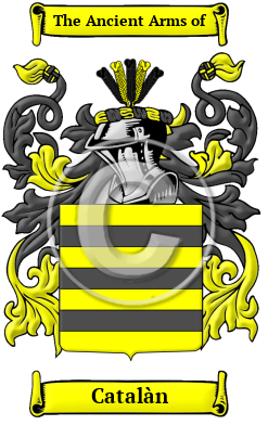 Catalàn Family Crest/Coat of Arms