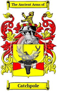 Catchpole Family Crest Download (jpg) Heritage Series - 150 DPI
