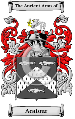 Acatour Family Crest Download (JPG) Heritage Series - 600 DPI