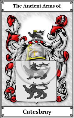 Catesbray Family Crest Download (JPG) Book Plated - 600 DPI
