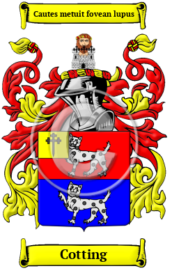 Cotting Family Crest Download (JPG) Heritage Series - 600 DPI