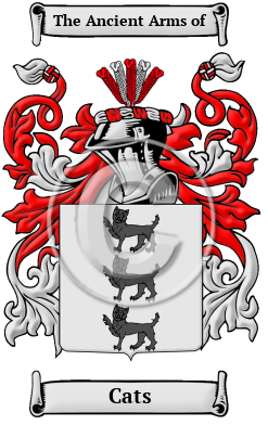 Cats Family Crest/Coat of Arms