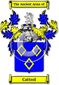 Cattrol Family Crest Download (jpg) Legacy Series - 150 DPI