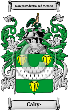 Cahy- Family Crest Download (JPG) Heritage Series - 300 DPI