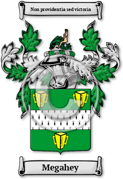 Megahey Family Crest Download (JPG) Legacy Series - 300 DPI