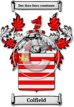 Colfield Family Crest Download (jpg) Legacy Series - 150 DPI