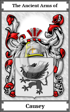 Causey Family Crest Download (JPG) Book Plated - 600 DPI