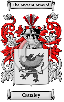 Causley Family Crest/Coat of Arms