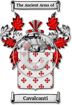 Cavalcanti Family Crest Download (jpg) Legacy Series - 150 DPI