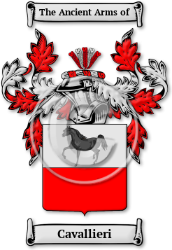 Cavallieri Family Crest Download (jpg) Legacy Series - 150 DPI