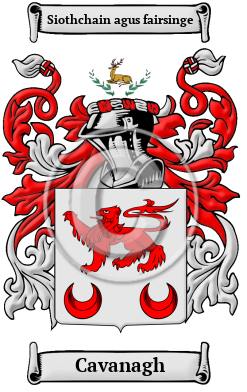 Cavanagh Family Crest Download (JPG) Heritage Series - 600 DPI