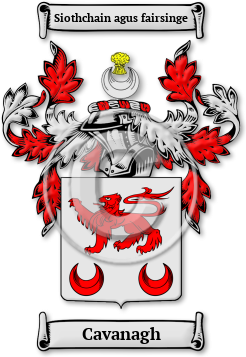 Cavanagh Family Crest Download (jpg) Legacy Series - 150 DPI