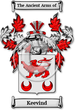 Keevind Family Crest Download (jpg) Legacy Series - 150 DPI