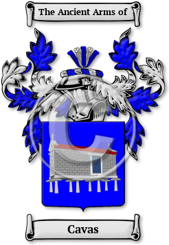 Cavas Family Crest Download (jpg) Legacy Series - 150 DPI