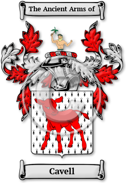 Cavell Family Crest Download (JPG) Legacy Series - 600 DPI