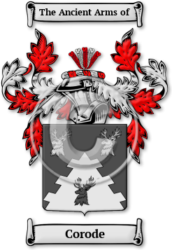 Corode Family Crest Download (jpg) Legacy Series - 150 DPI
