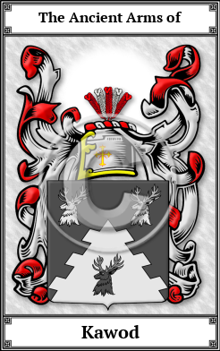 Kawod Family Crest Download (JPG)  Book Plated - 150 DPI