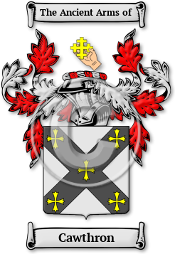Cawthron Family Crest Download (jpg) Legacy Series - 150 DPI