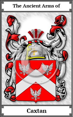 Caxtan Family Crest Download (JPG) Book Plated - 600 DPI