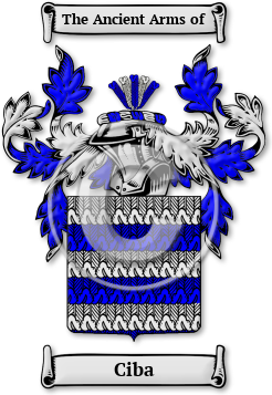 Ciba Family Crest Download (jpg) Legacy Series - 150 DPI