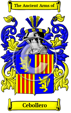 Cebollero Family Crest Download (JPG) Heritage Series - 600 DPI