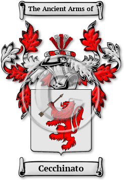 Cecchinato Family Crest Download (JPG) Legacy Series - 600 DPI