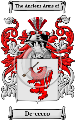 De-cecco Family Crest Download (JPG) Heritage Series - 300 DPI