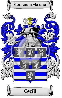 Cecill Family Crest/Coat of Arms