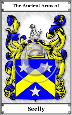Seelly Family Crest Download (JPG) Book Plated - 600 DPI