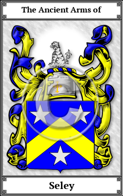 Seley Family Crest Download (JPG) Book Plated - 600 DPI