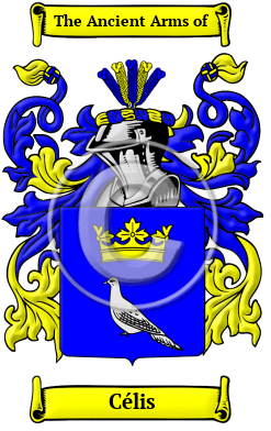 Célis Family Crest Download (JPG) Heritage Series - 300 DPI