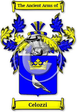 Celozzi Family Crest Download (jpg) Legacy Series - 150 DPI