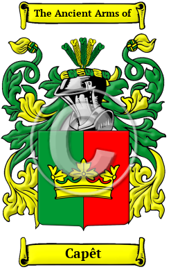 Capêt Family Crest Download (JPG) Heritage Series - 300 DPI