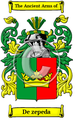 De zepeda Family Crest/Coat of Arms