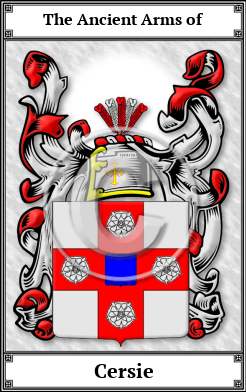 Cersie Family Crest Download (JPG)  Book Plated - 150 DPI