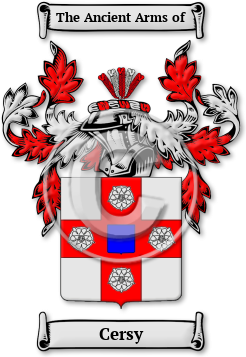 Cersy Family Crest Download (JPG) Legacy Series - 600 DPI