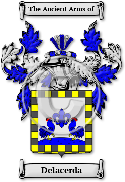 Delacerda Family Crest Download (JPG) Legacy Series - 600 DPI