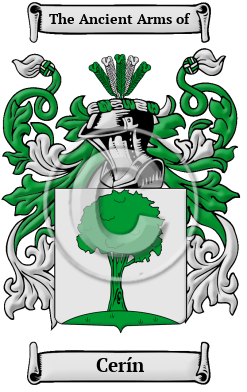 Cerín Family Crest Download (JPG) Heritage Series - 300 DPI