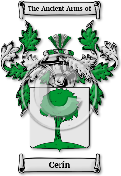 Cerín Family Crest Download (jpg) Legacy Series - 150 DPI
